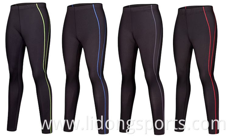 Wholesale gym yoga sports wear quick dry compression tights men convertible pants